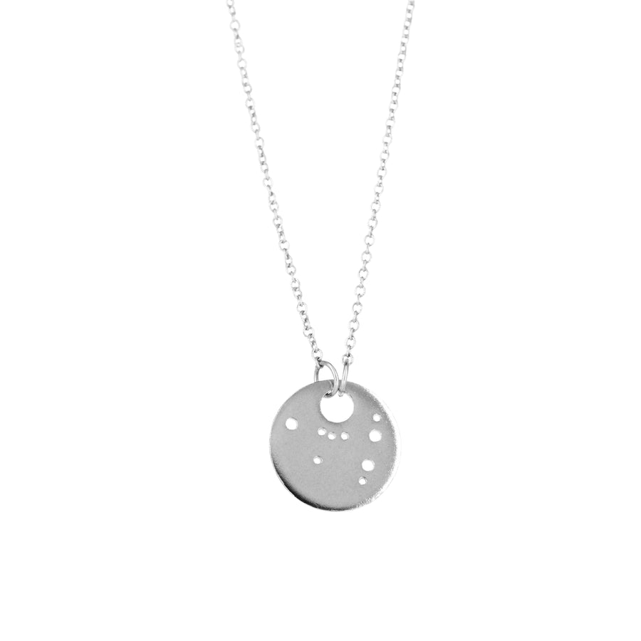 Capricorn Zodiac Constellation Necklace / Silver or 14k