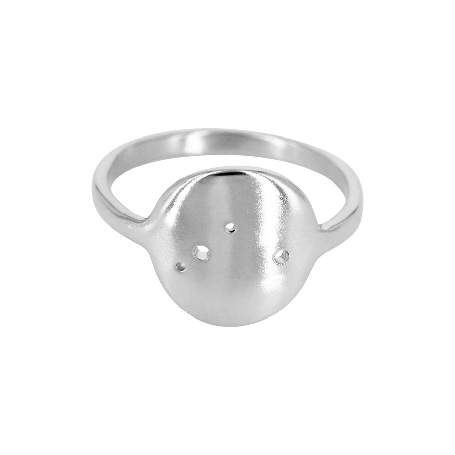 Libra Zodiac Constellation Ring / Silver or 14k