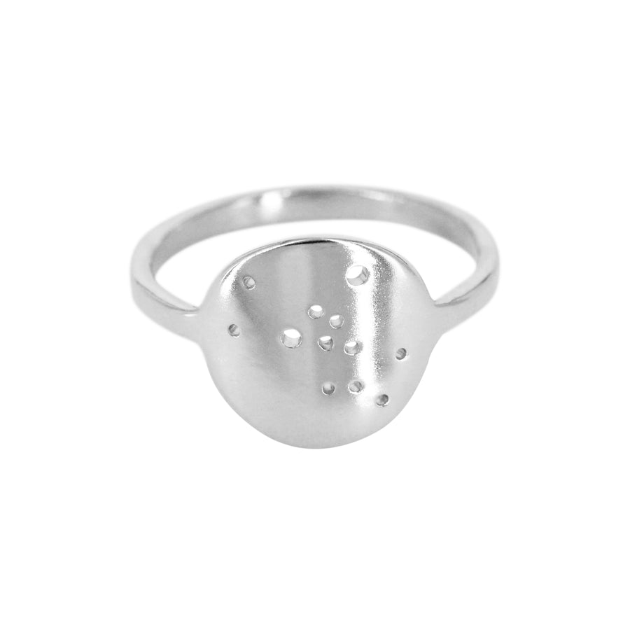 Taurus Zodiac Constellation Ring / Silver or 14k